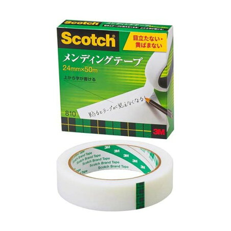 スコッチ メンディングテープ 810-3-24 1巻 【スコッチ (Scotch)】 接着・梱包用品