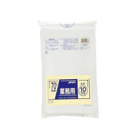 ジャパックス 重量物対応 ゴミ袋 透明 70L PL78 厚み：0.08mm 10枚入 【ジャパックス】 ゴミ処理