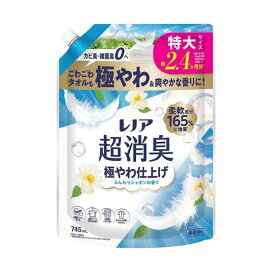 レノア 超消臭 極やわ仕上げ 柔軟剤 ふんわりシャボンの香り 特大 詰め替え 745ml 【レノア超消臭】 柔軟剤
