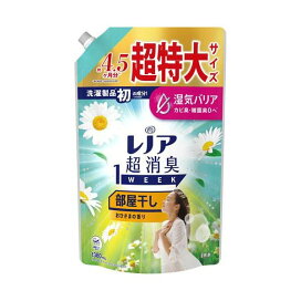 レノア 超消臭1WEEK 柔軟剤 詰替 1380mL 【レノア超消臭】 SPORTS / フレッシュグリーン / フローラル＆ピーチ / 部屋干し