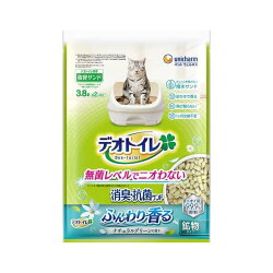デオトイレ 消臭・抗菌サンドナチュラルグリーンの香り 猫砂 3.8L 【デオトイレ取替サ...