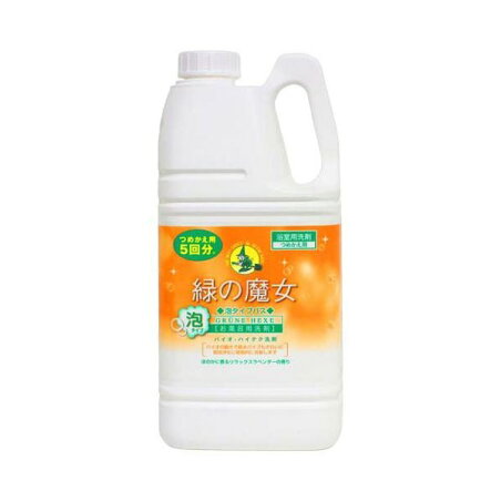 緑の魔女 泡タイプ バス 業務用 2L 【緑の魔女】 掃除用洗剤
