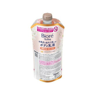 ビオレ ザ ボディ ぬれた肌に使うボディ乳液 ホワイトティーの香り つりさげパック 28...