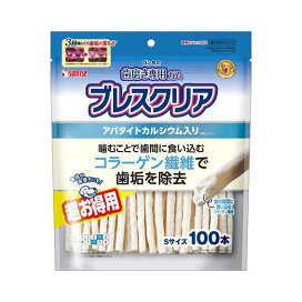 ゴン太の歯磨き専用ガム ブレスクリア アパタイトカルシウム入り S 100本入 【ゴン太】 犬用おやつ(間食・スナック)
