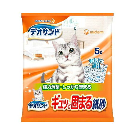 デオサンド 紙砂 5L 【デオサンド】 猫用トイレ用品(トイレタリー)
