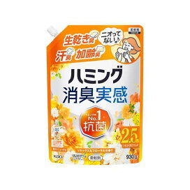 ハミング消臭実感 リラックス&フローラルの香り つめかえ用 930g 【ハミング】 柔軟剤