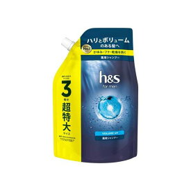 h＆s for men ボリュームアップ 薬用シャンプー 詰め替え 超特大 900ml 【h＆s(エイチアンドエス)フォーメン】 シャンプー