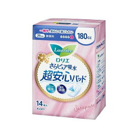 ロリエ さらピュア吸水 超安心パッド 180cc 14枚入 【ロリエ】 尿もれ用シート・パッド