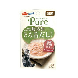 コンボ ピュア キャット パウチ かつお 国産真鯛だし入り 30g 【コンボピュアP】 キャットフード(猫缶・パウチ・一般食)