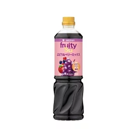 ミツカン フルーティス 黒酢ぶどう&ベリーミックス 6倍濃縮タイプ 業務用 1000ml 【フルーティス(飲むお酢)】 酢飲料