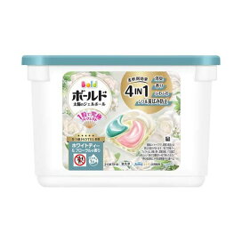 ボールド 洗濯洗剤 太陽のジェルボール 4 in 1 ホワイトティー＆フローラル 本体 13個入 【ボールド ジェルボール】 洗濯洗剤