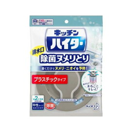 キッチンハイター 排水口除菌ヌメリとり 本体 プラスチックタイプ 1個 【ハイター】 洗浄剤 排水口(ヌメリとり)
