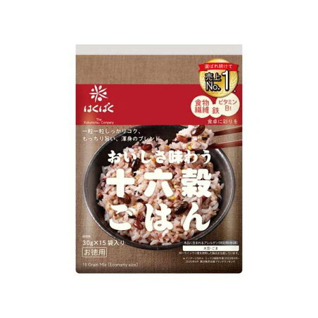 はくばく 十六穀ごはん 30g*15袋入 【はくばく】 雑穀類