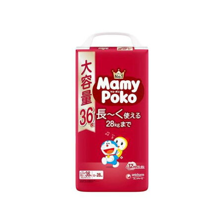 マミーポコパンツ ビッグ大 ドラえもん13kg〜28kg 紙おむつ パンツ 36枚入 【マミーポコパンツ】 紙おむつ