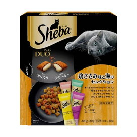 シーバ デュオ 鶏ささみ味と海のセレクション 成猫用 200g 【シーバ(Sheba)】 プレミアム・キャットフード