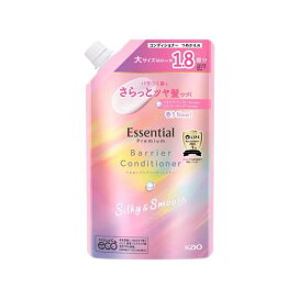 エッセンシャルプレミアム うるおいバリアコンディショナー シルキー＆スムース詰替 600ml 【エッセンシャルプレミアム】 トリートメント・ヘアパック
