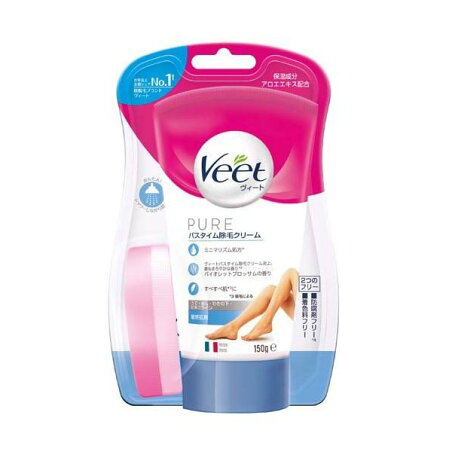ヴィート ピュア Veet PURE ピュア バスタイム除毛クリーム 敏感肌用 150g 【ヴィート】 脱毛・脱色・除毛