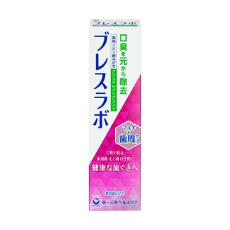 ブレスラボ マルチ+歯周ケア クリスタルクリアミント 90g 歯磨き(ハミガキ)