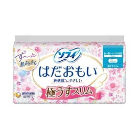 ソフィ はだおもい 極うすスリム 多い昼〜ふつうの日用 21cm 羽なし 27枚 【ソフィ】 ナプキン 羽なし