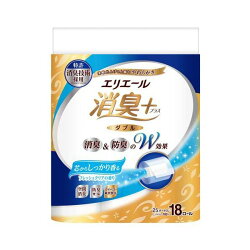 エリエール 消臭+ しっかり香る フレッシュクリアの香り ダブル 18ロール入 【エリエ...