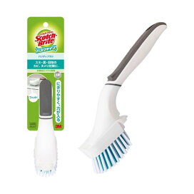 3M お風呂 ブラシ ハンディブラシ 本体 抗菌 バスシャイン スコッチブライト B-552J 1個 【スコッチブライト(Scotch Brite)】 お風呂用 掃除用品