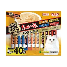 CIAO焼かつおちゅ〜る バラエティ 8g×40本 猫用おやつ