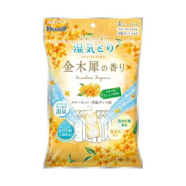 ドライ＆ドライUP クローゼット・洋服ダンス用 金木犀の香り 4シート入 除湿剤・乾燥剤