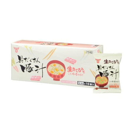 FDまろやか豚汁 12.4g*10個入 【フンドーキン】 フリーズドライ食品