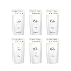 P-sha(パーシャ) 柔軟剤 詰め替えセット ホワイトフローラルの香り 480ml×6袋 【P-sh...