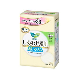 ロリエしあわせ素肌 超スリム 多い昼用22.5cm 羽つき ボリュームパック 36個入 【ロリエ】 生理用ナプキン