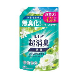 レノア 超消臭 抗菌 柔軟剤 みずみずしく香る フレッシュグリーン 超特大 詰め替え 13...