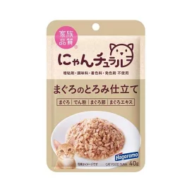 にゃんチュラル パウチ まぐろのとろみ仕立て 40g 【にゃんチュラル】 キャットフード(猫缶・パウチ・一般食)