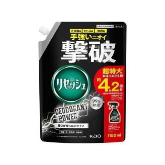 リセッシュ デオドラントパワー 香りが残らないタイプ つめかえ用 1180ml 【リセッシ...