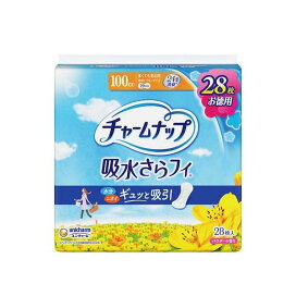 チャームナップ 吸水さらフィ 多くても安心用 羽なし 100cc 29cm 28枚入 【チャームナップ軽度】 尿もれ用シート・パッド