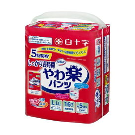 サルバ やわ楽パンツ しっかり長時間 男女共用 L-LLサイズ 5回吸収 16枚入 【サルバ】 介護用おむつ