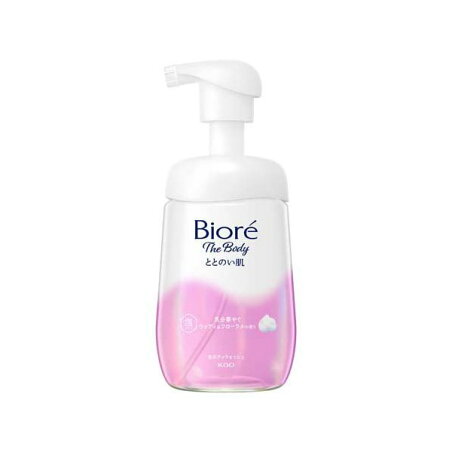 ビオレ ザ ボディ ととのい肌 泡タイプ ウッディ＆フローラルの香り ポンプ 480ml 【ビオレUザボディ】 ボディソープ(ボディシャンプー)