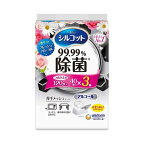 シルコット99.99％除菌ウェットティッシュアルコールフレッシュフローラル詰替40枚*3個入【シルコット】