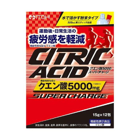 クエン酸5000スーパーチャージ 12包入 栄養・美容系飲料