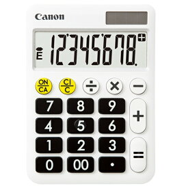 Canon キヤノン 大画面液晶 電卓  8桁 コンパクト LF-80