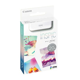 Canon キヤノン iNSPiC用 用紙 ZINK フォトペーパー 20枚入り(ZP-2030-20)