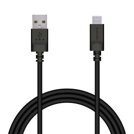 エレコム Type-C ケーブル 【形状記憶でまとまるケーブル】 Type-A to Type-C (スマホ用) 認証品 抗菌 【iPhone 16 シリーズ 対応検証済】 1m ブラック MPA-MAC10NBK
