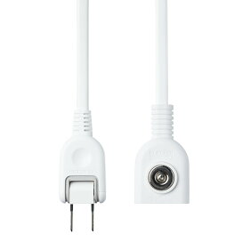 エレコム 電源タップ 延長コード 5m ほこり防止シャッター付き マグネットタイプ 極性対応 3ピンプラグ接続可能 5m ホワイト T-X01M-2150WH