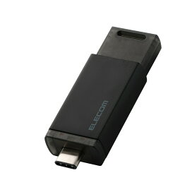 エレコム 外付けSSD USB Type-C コネクター対応 外付け ポータブル SSD 1TB USB10Gbps対応 ノック式 自動シャッター コネクタ保護 タイプC ブラック ELECOM ESD-ESK1000GBK