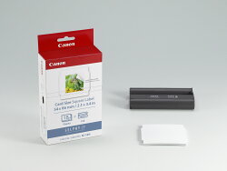 Canon キヤノン カラーインク/スクウェアラベルセット KC-18IS(カードサイズ正方形シ...