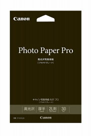 Canon キヤノン写真用紙･プロ [プラチナグレード] PT-201 2L判 30枚 PT-2012L30