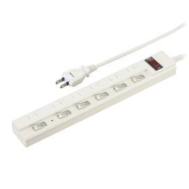 オーム電機 6口5m節電タップ多機能22 HS-TPKV65W-22