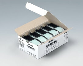 CASIO カシオ NAME LAND（ネームランド）テープ ８ｍスタンダートテープ　５本パック  XR-24X-5P-E