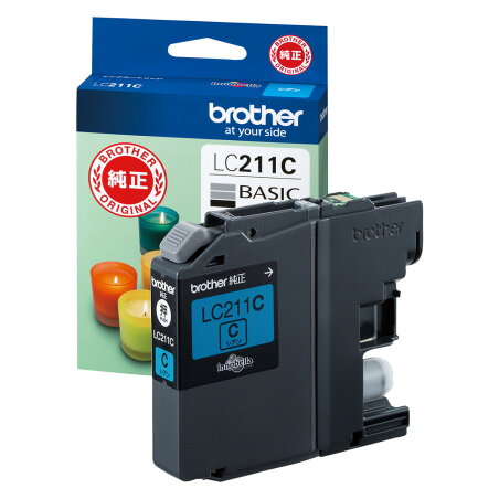 【ブラザー純正】LC211C インクカートリッジ シアンブラザー brother