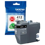 ブラザーbrother【ブラザー純正】インクカートリッジブラックLC412BK