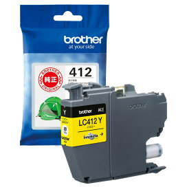 【ブラザー純正】LC412Y インクカートリッジ イエローブラザー brother